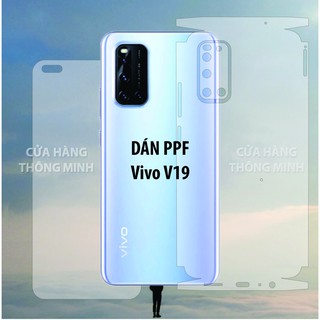 Dán PPF mặt trước, mặt sau, màn hình, mặt lưng Vivo V19 Full viền