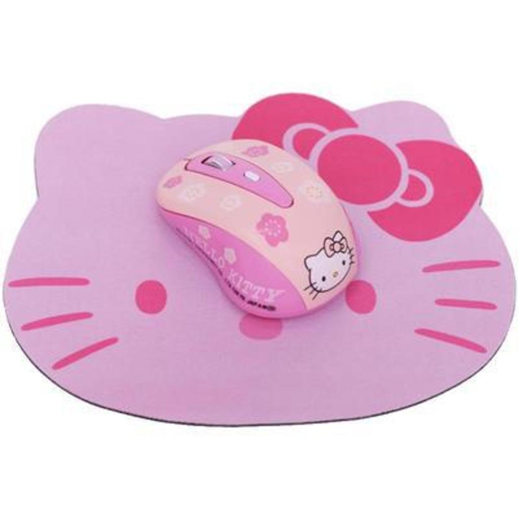 Chuột không dây 2.4ghz Hình Hello kitty