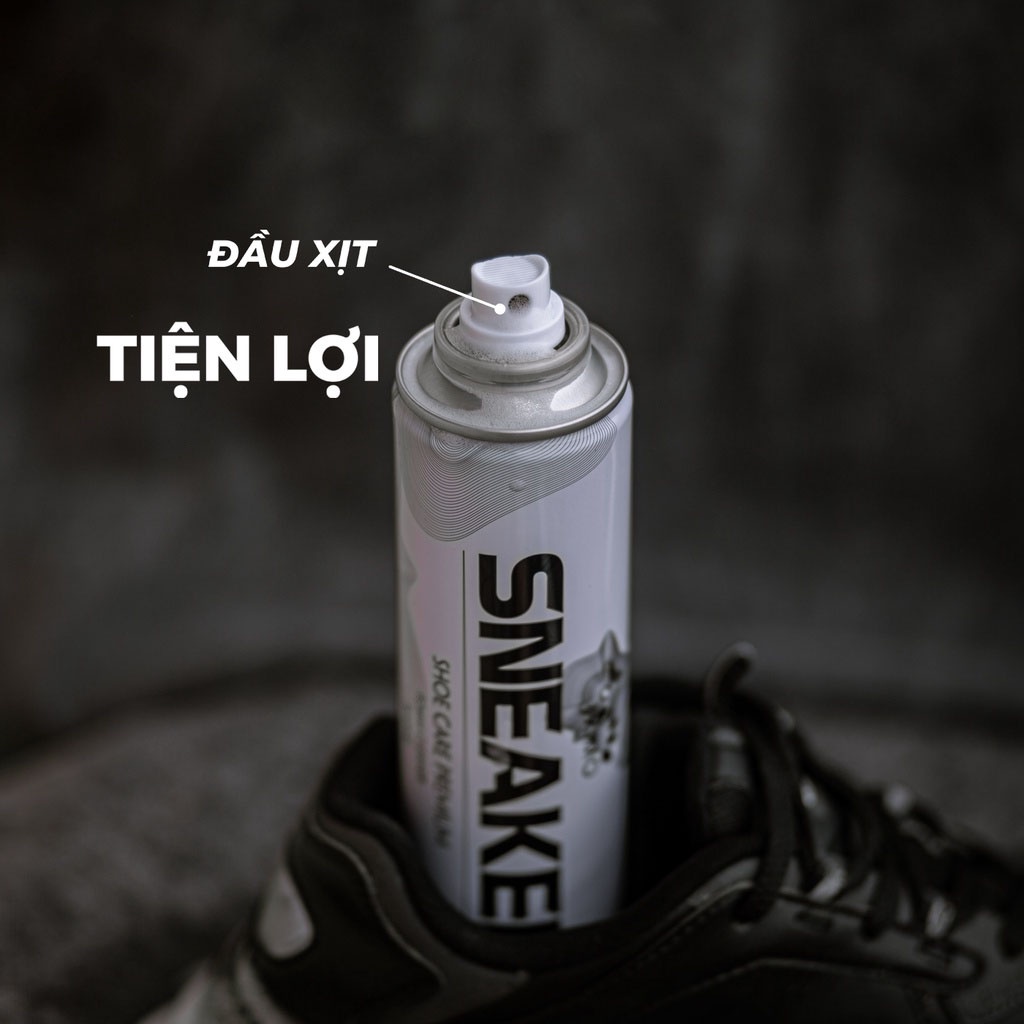 Chai xịt tạo bọt vệ sinh giày Ximo Sneaker 300ml