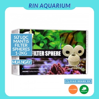 Vật lọc bể cá cảnh biển thủy sinh, sứ lọc cao cấp hồ nước mặn mantis bio-filter block