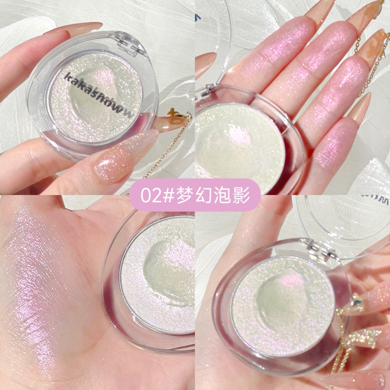 Sweet mint Bảng Phấn Mắt KAKASHOW 4 Màu Ánh Nhũ Lấp Lánh