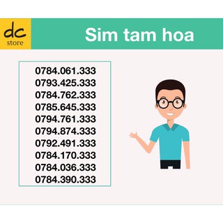 SIM TAM HOA 333 SIM SỐ ĐẸP MOBIFONE