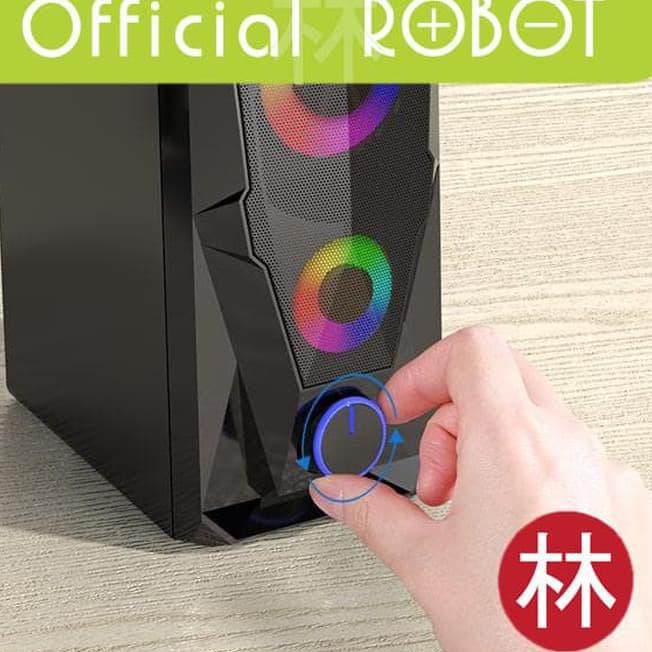 Loa Chơi Game Rqpr Robot Rs200 E-Sports 3.5mm Aux Với 2 Kênh Stereo Czb5