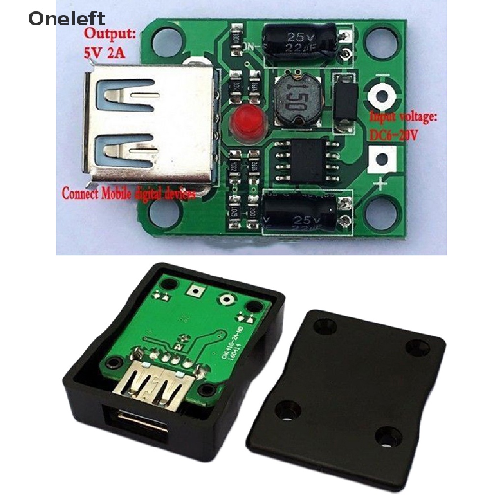 Oneleft DC 6V-20V 18V to 5V 2A USB Solar Panel Power Charger Regulator Folding bag/ Cell VN