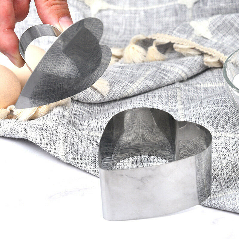 Khuôn Cắt Bánh Hình Trái Tim 3d Bằng Thép Không Gỉ