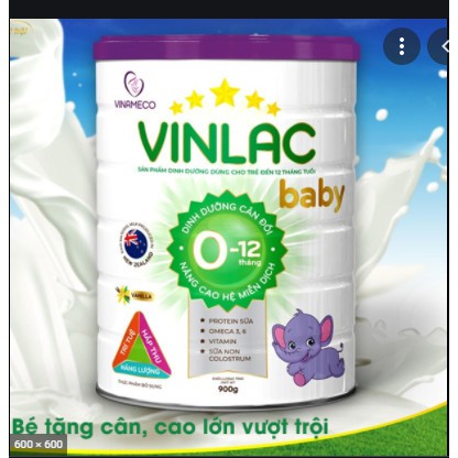 [CHÍNH HÃNG] Sữa Vinlac Baby lon 900g date 2023