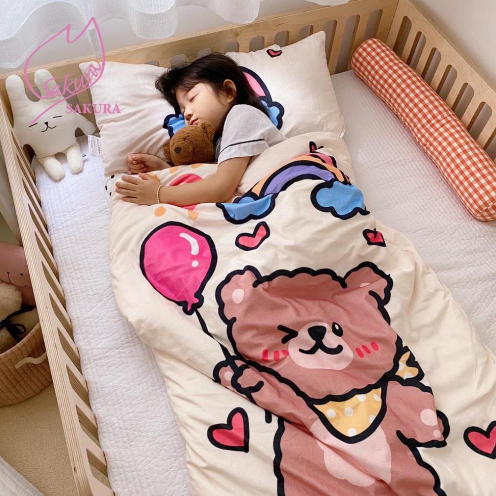 Túi Ngủ Cho Bé Mùa Đông Nỉ Nhung Chống Đạp Chăn Siêu Mềm Mịn - Túi Ngủ Đi Học Cho Bé