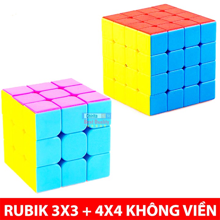 Combo Rubik 3x3, 4x4, Xoay trơn, Mượt, Bền, Đẹp - Rubic Yongjun Yulong Cube khối lập phương ma thuật