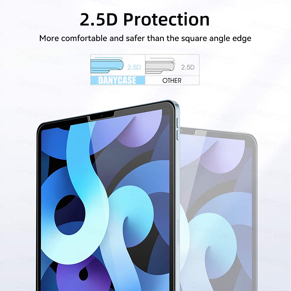 Set 2 Kính Cường Lực Bảo Vệ Màn Hình Máy Tính Bảng Cho iPad Air 4 / 5 10.9 Pro 11 10.5 Air 9.7 5 / 6th 10.2 7 / 8 / 9th Mini 6 5