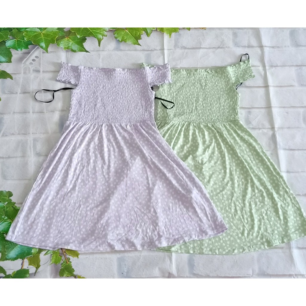 Đầm trễ vai dún thun VNXK