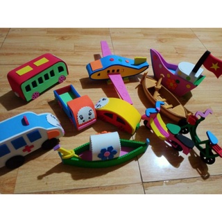 10 phương tiện giao thông mô hình mầm non