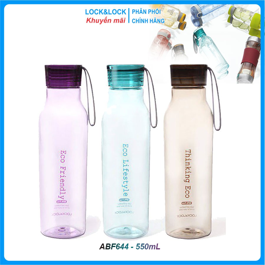 [LOCK&LOCK]BÌNH NƯỚC ECO BOTTLE 550ML - ABF644