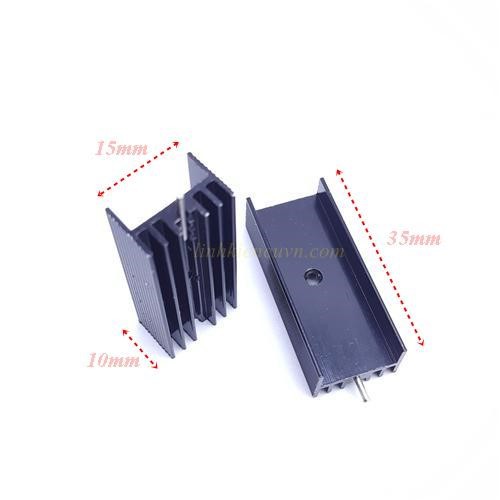 Nhôm tản nhiệt 15*10*35MM TO220