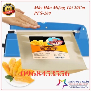 Máy hàn miệng túi nilon túi zip dập tay PFS 200 để bọc sản phẩm bán hàng