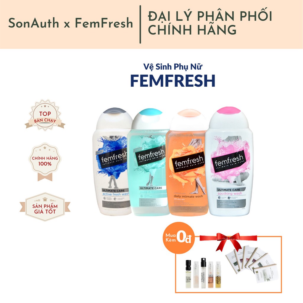 Dung dịch vệ sinh phụ nữ Femfresh Daily Intimate Wash