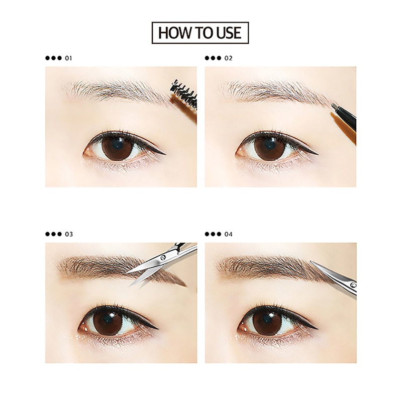 Kéo Cắt Tỉa Lông Mày / Lông Mi / Lông Mũi Bằng Thép Không Gỉ YOUYO Dành Cho Nữ