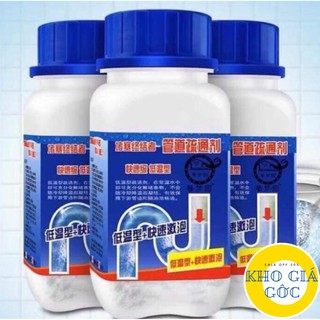 LỌ BỘT THÔNG TẮC CỐNG BỒN CẦU CHAI VUÔNG NẮP XANH