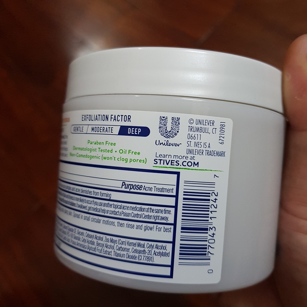 Kem Tẩy tế bào chết St Ives Acne control 283g USA | BigBuy360 - bigbuy360.vn