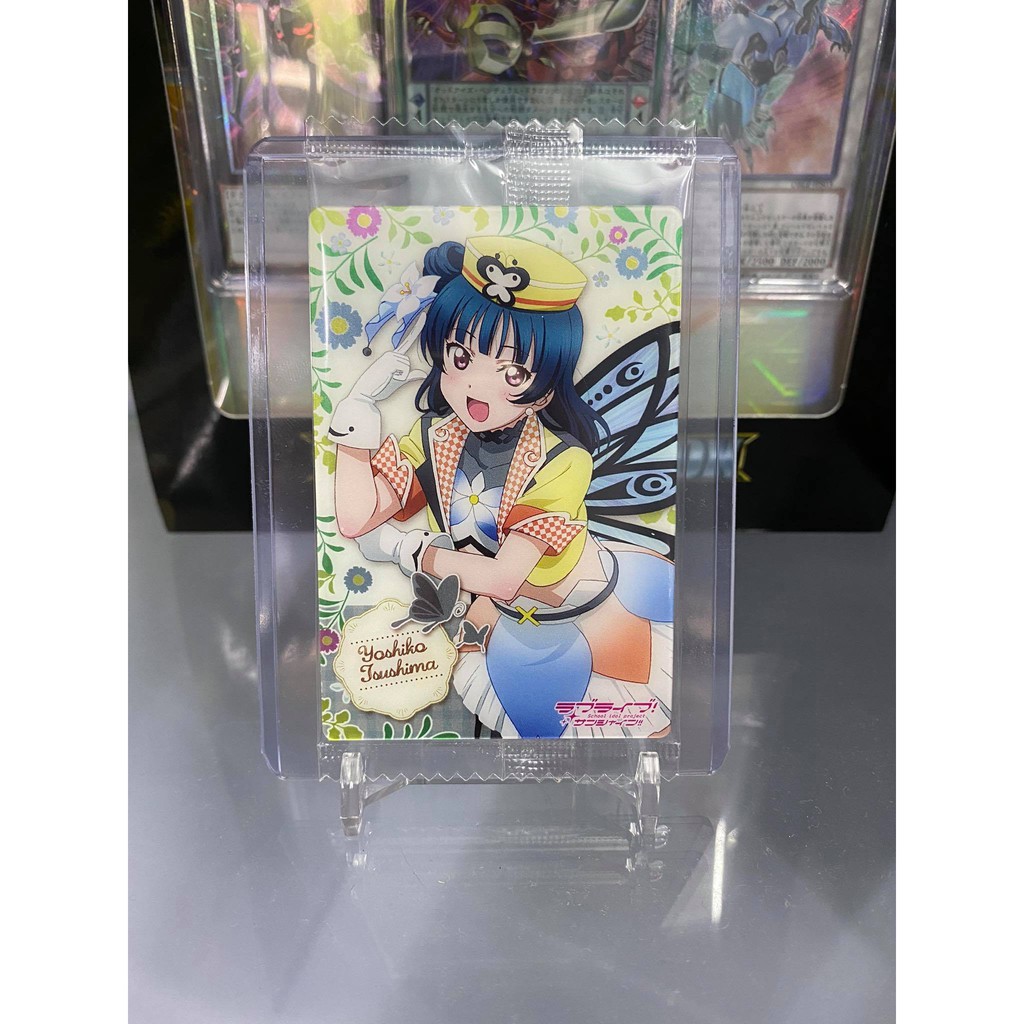 Thẻ bài sưu tầm bánh xốp Idol Love Live LL - Yoshiko Tsushima - Tặng bọc bài nhựa bảo quản