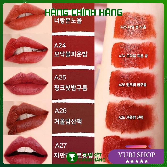 [HÀNG AUTH] SON KEM LÌ SIÊU MỊN BLACK ROUGE AIR FIT VELVET - HÀN QUỐC | Thế Giới Skin Care