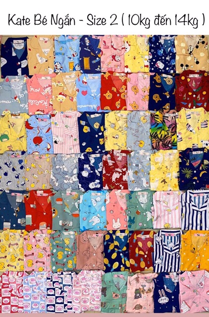 Đồ Bộ &quot; Baby &quot; Pijama Kate Tay Ngắn Quần Ngắn .