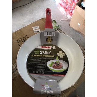 Chảo sâu ceramic honey’s ho-adf1c241 - 24cm