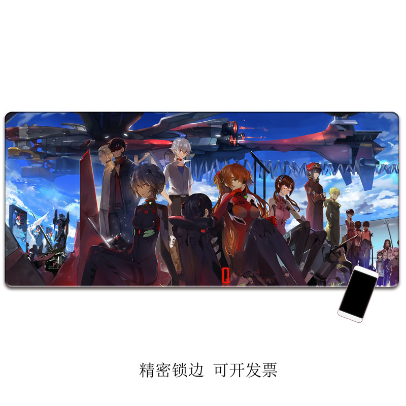 Tấm Lót Chuột Và Bàn Phím Máy Tính Eva Hai Chiều Họa Tiết Anime Neon Genesis Evangelion Kích Thước 3mm