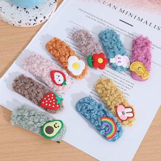 Kẹp Tóc Hình Bông Hoa Nhiều Màu Dễ Thương Cho Nữ