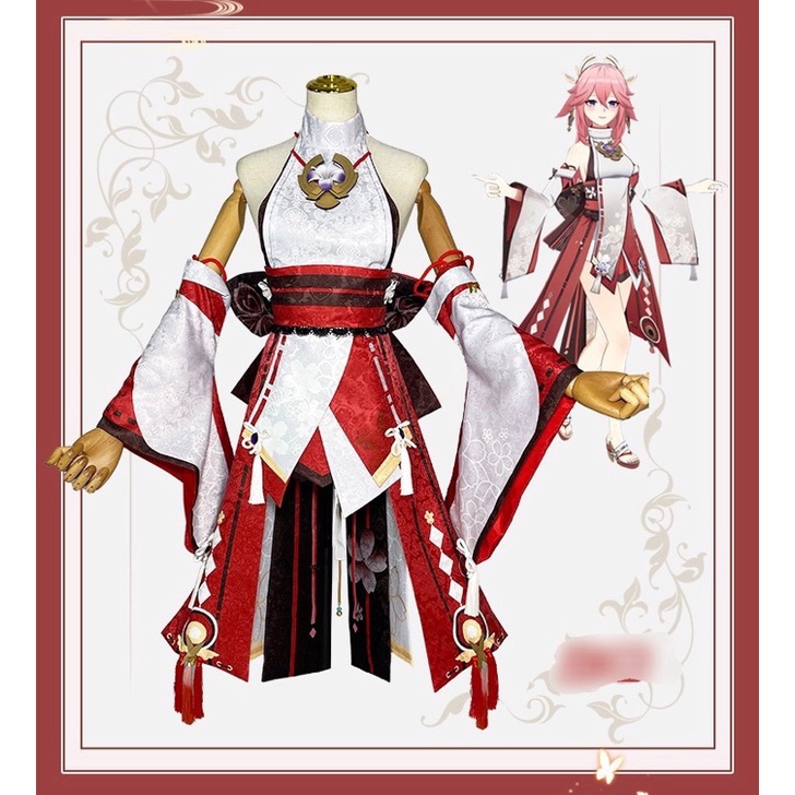 Set cosplay Yae Miko (Genshin Impact) | BigBuy360 - bigbuy360.vn