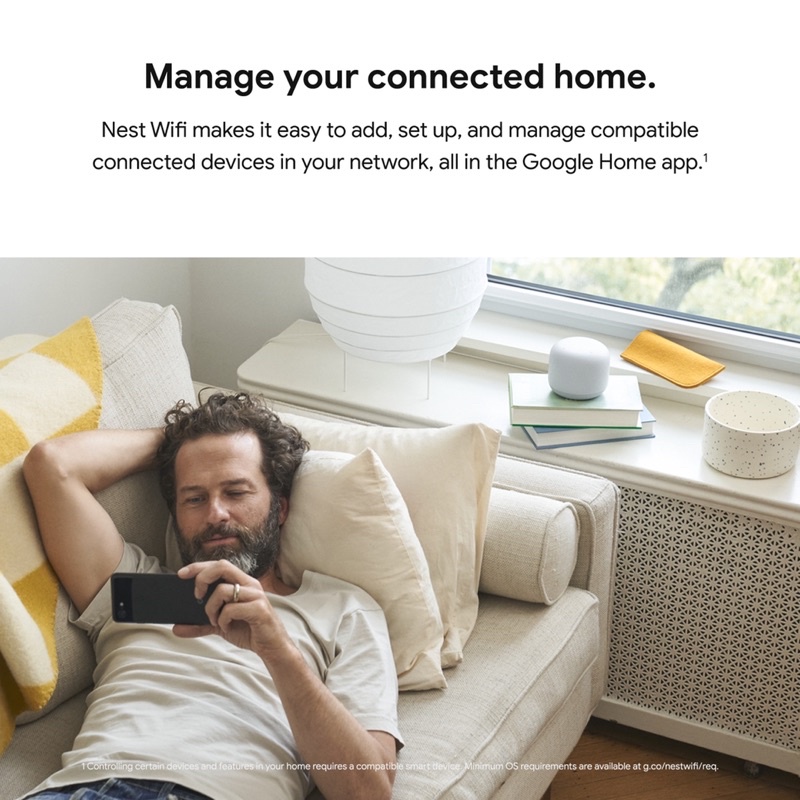 Google Nest Wifi 2 Pack, hệ thống phát Wifi cao cấp của Google