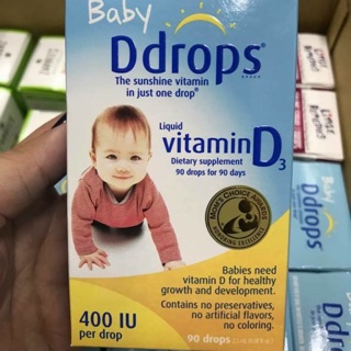 Vitamin D cho bé Baby Drops ( 90 giọt )
