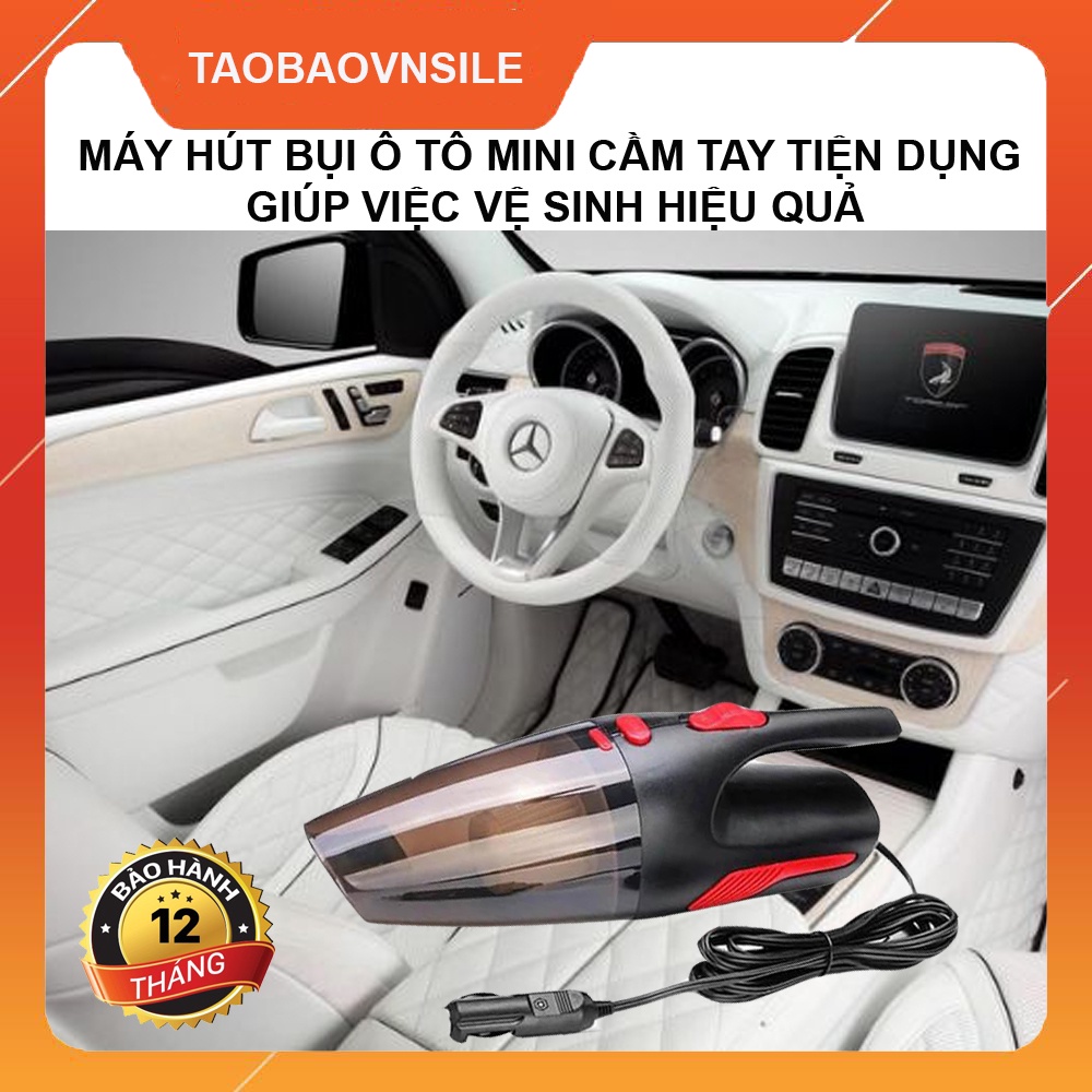 Máy hút bụi oto mini cầm tay thông minh - Trợ thủ đắc lực cho gia đình bạn - Công suất 120W