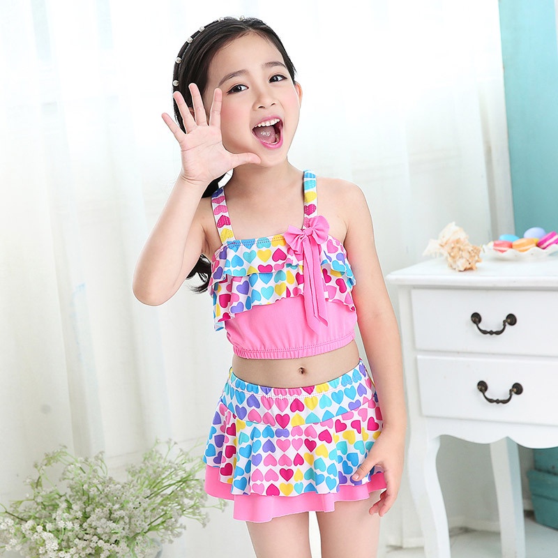 Bộ Đồ Bơi Một Mảnh Dễ Thương Dành Cho Bé Gái
