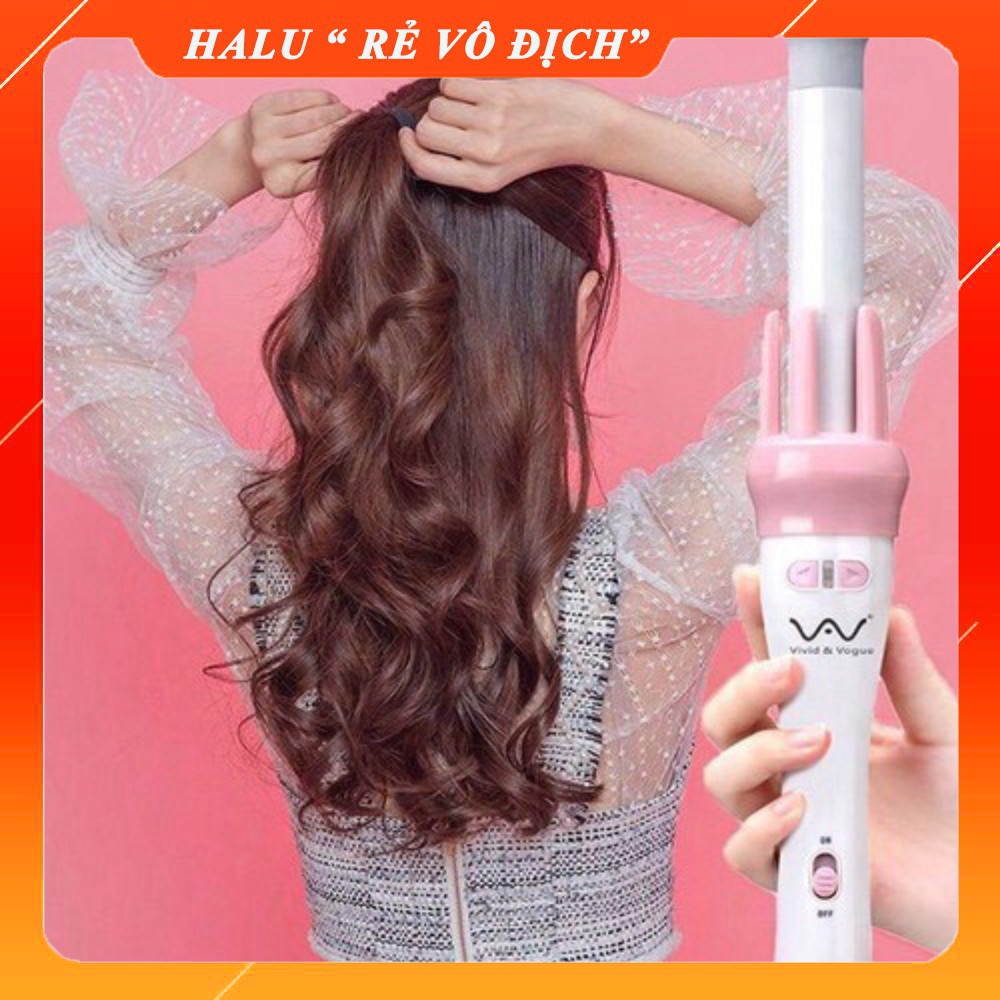 MÁY LÀM TÓC UỐN XOĂN XOAY TỰ ĐỘNG 360 VIVID & VOGUE HÀN QUỐC