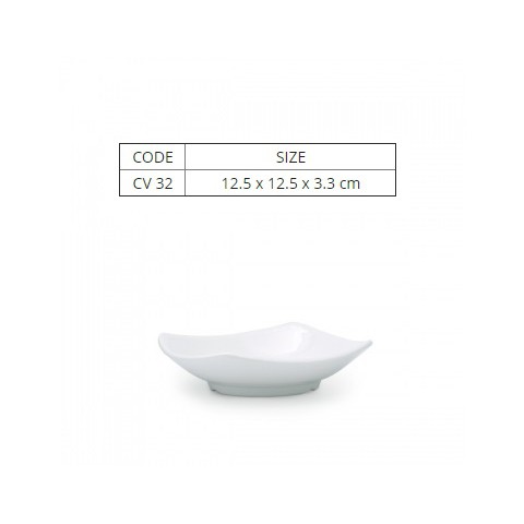 Chén Nhựa Vuông Horeca Melamine-CV32