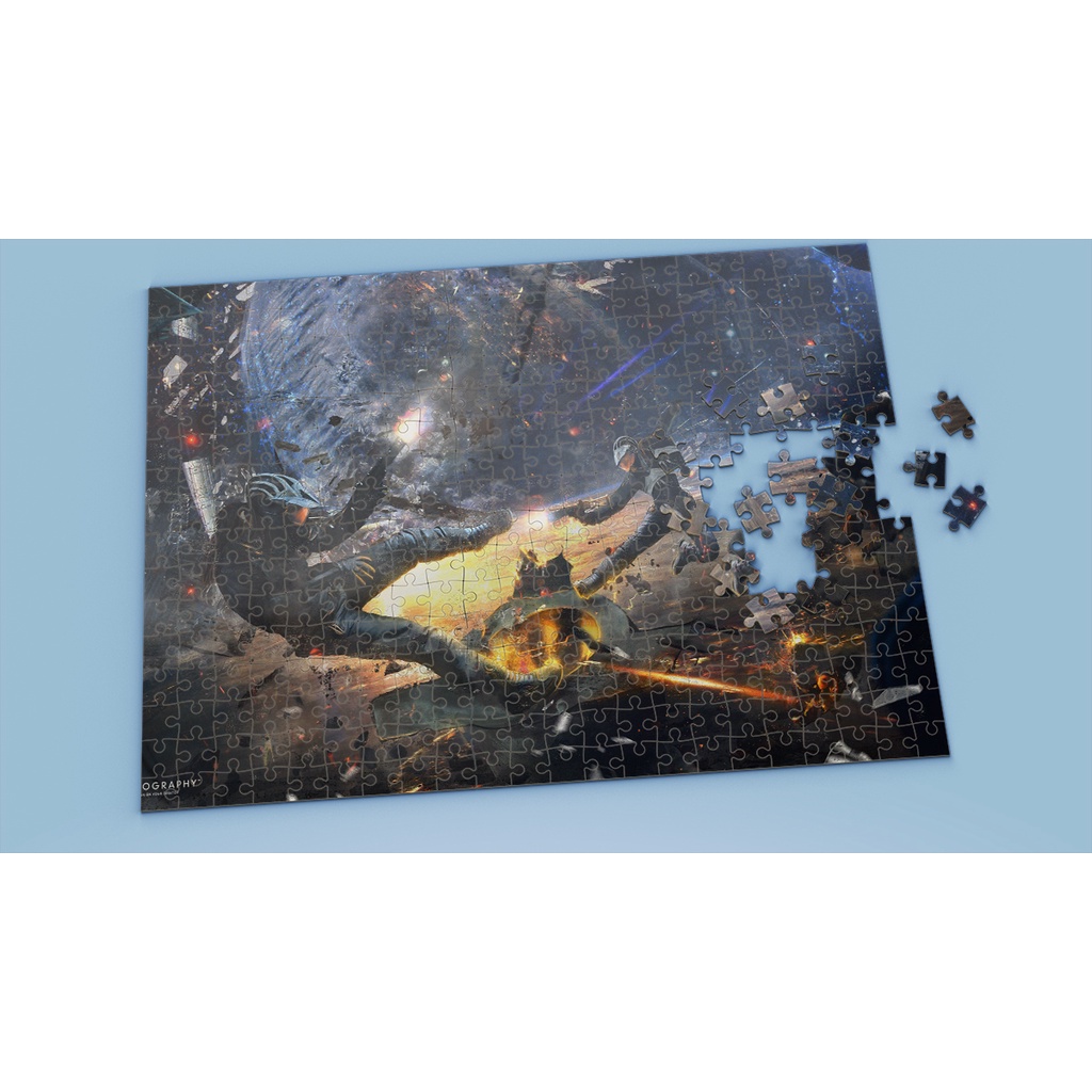 Tranh ghép hình DESKTOPOGRAPHY - Mẫu 1 - Nhận in theo yêu cầu