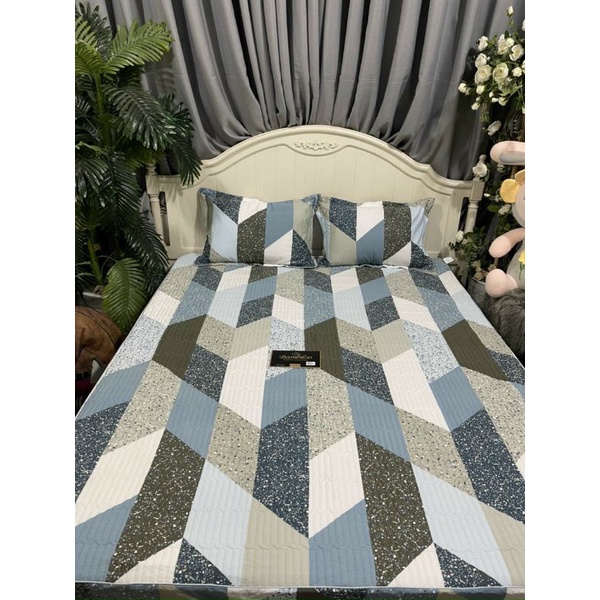 Ga gối cotton trần bông bo chun hàng loại 1- giá rẻ