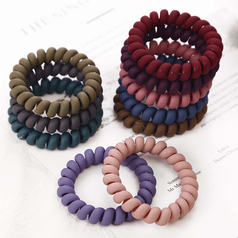 Set 5 Dây Buộc Tóc Lò Xo Thời Trang Dành Cho Nữ