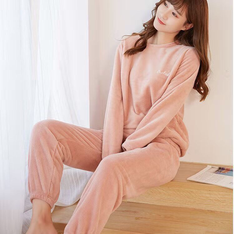 ĐỒ BỘ mặc nhà nhung dày dặn .ấm áp