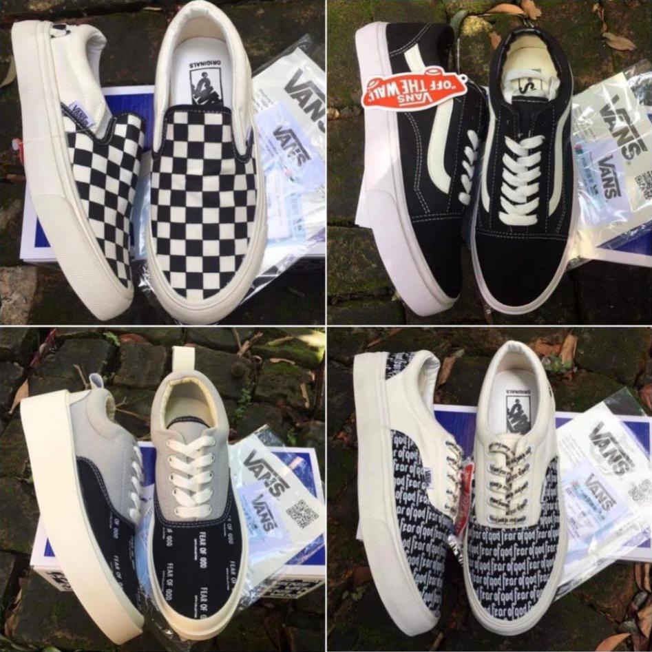 GIÀY 𝐕𝐀𝐍𝐒 VAULT, OLD, CARO,FOG ⚡Full box bill⚡ Giày thể thao nam nữ 2021