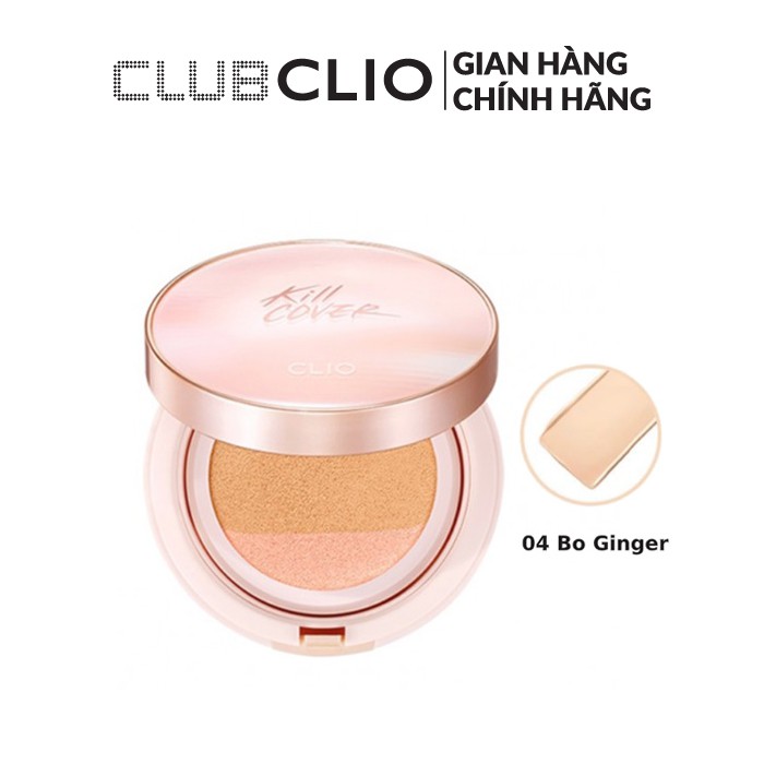 Phấn Nước Hiệu Ứng Căng Bóng CLIO KILL COVER PINK GLOW CREAM CUSHION SPF40 PA++ 15x2g | BigBuy360 - bigbuy360.vn