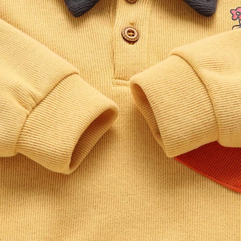 Bộ Thu Đông PEACE Bé Trai Và Bé Gái, Bộ Quần Áo Thu Đông Dài Tay Cho Bé Từ 7-28Kg Thời Trang Trẻ Em Big Baby