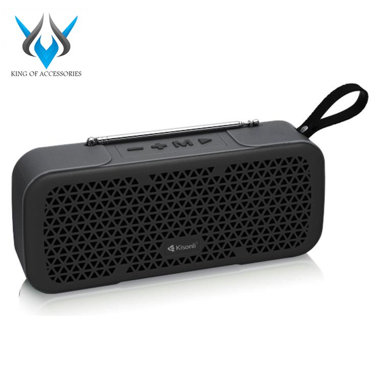 Loa bluetooth Kisonli KS-1982 Stereo tích hợp anten bắt sóng cực mạnh, hỗ trợ thẻ nhớ/USB/FM/AUX/Rãnh tay (nhiều màu)