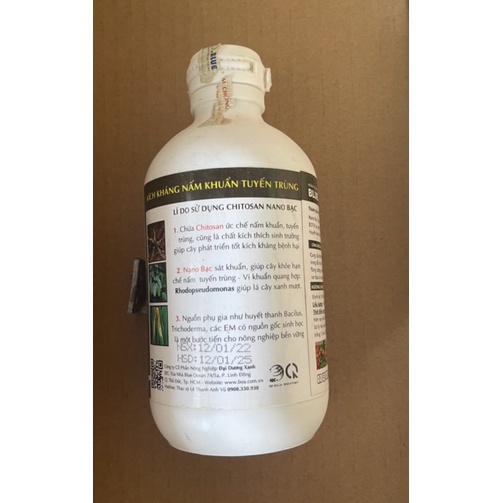 Phân Bón Lá Sinh Học Chitosan Nano Bạc 250ml