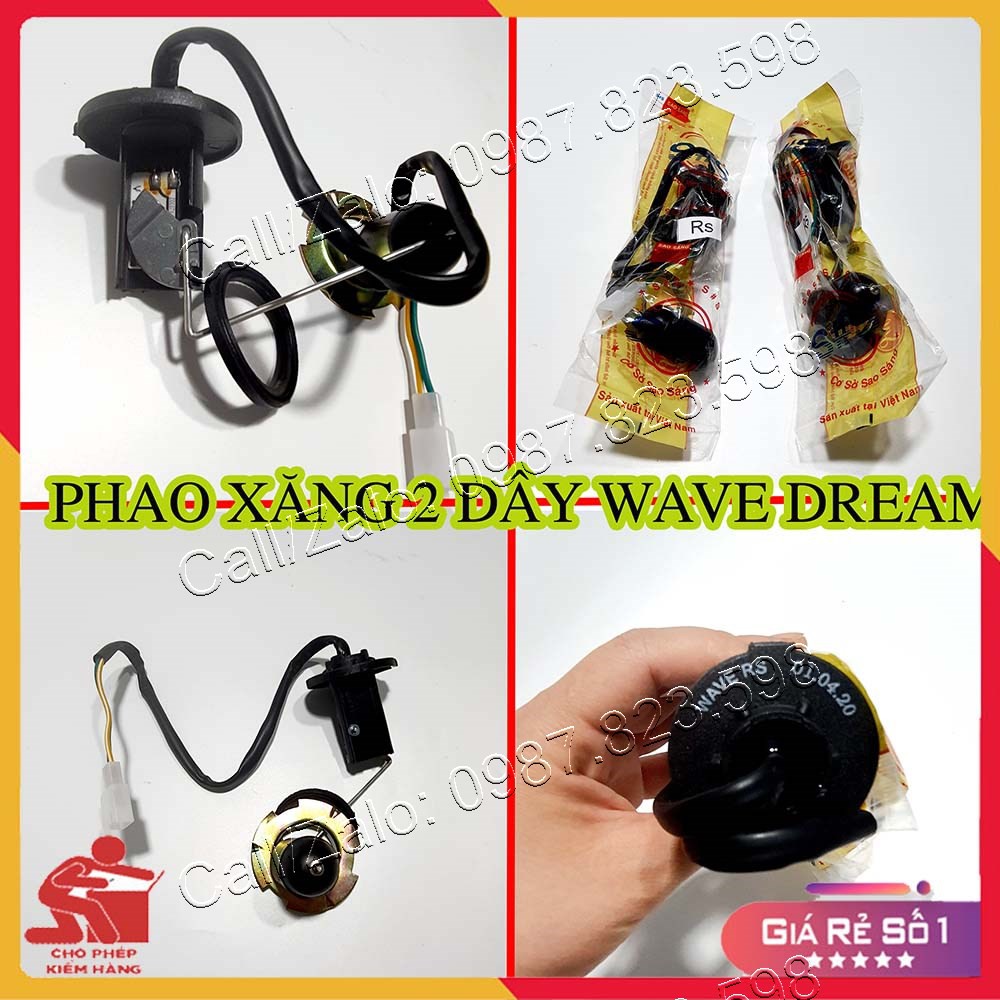 🍀 Phao Xăng 2 Dây Dùng Cho Xe Wave  DREAM Lên Đồng Hồ Điện Tử🍀