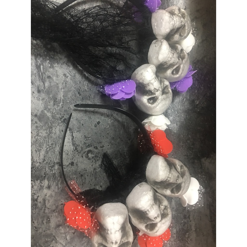 CÀI ĐẦU LÂU CÓ CHE MẶT HALLOWEEN