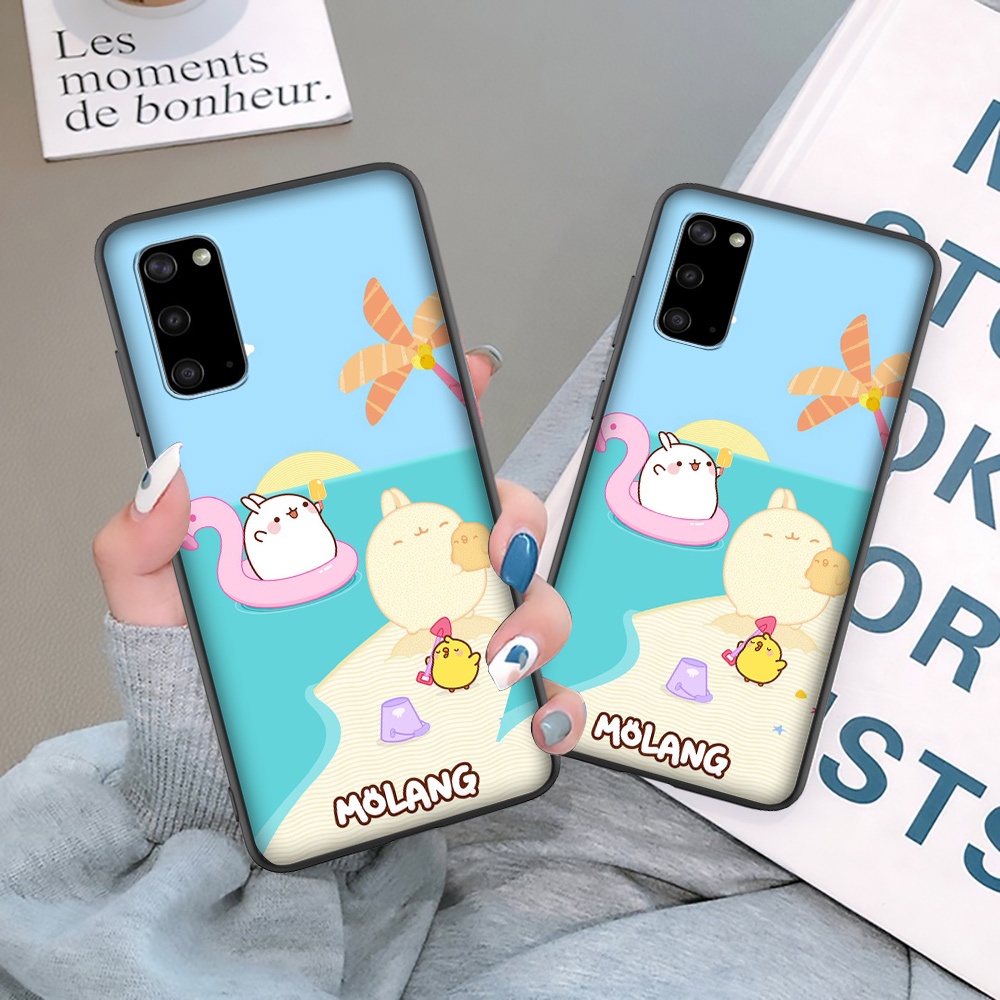 Samsung A8 Plus 2018 S20 Fe J2 J5 J7 Core J730 Pro Prime TPU Soft Silicone Case Casing Cover PZ114 Manga Molang