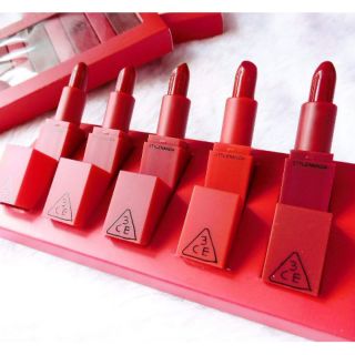 Tách Set Son Thỏi Lì 3CE Red Recipe Mini Lip Kit 