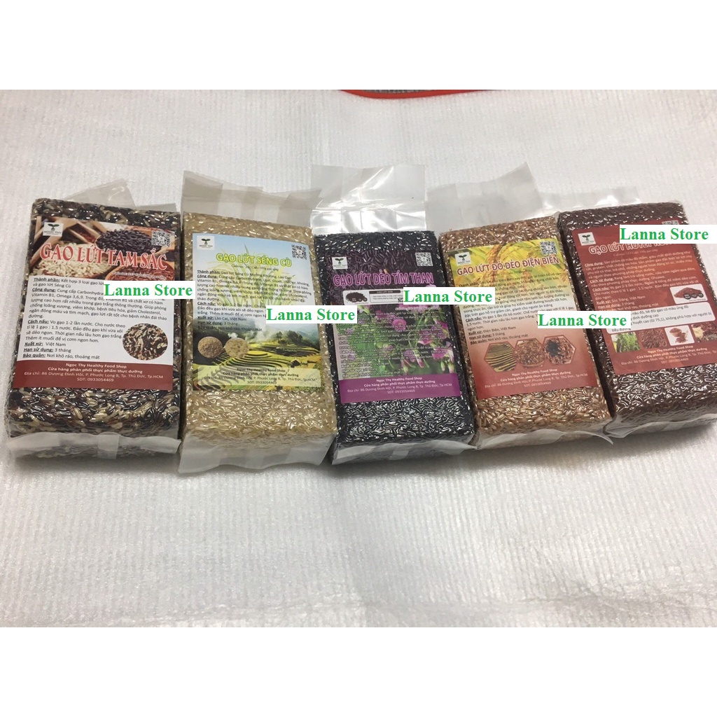 Gạo lứt nguyên cám dinh dưỡng ăn kiêng, thưc dưỡng, ea tclean healthy [NT Food] Dễ Ăn - Gói 1kg