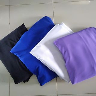 Vải siêu lụa màu co giãn. khổ 1m5